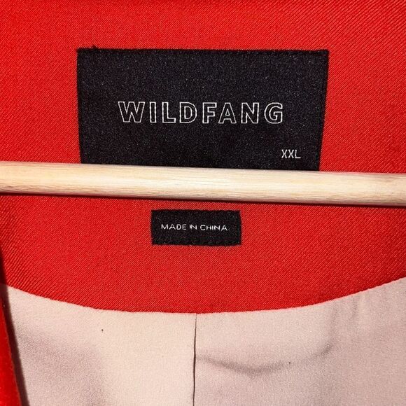 ✨Wildfang Empower Tux Sz 2X Blazer in Red✨ - Picture 8 of 11